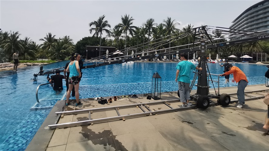 Wuxi camera crew working on a production set